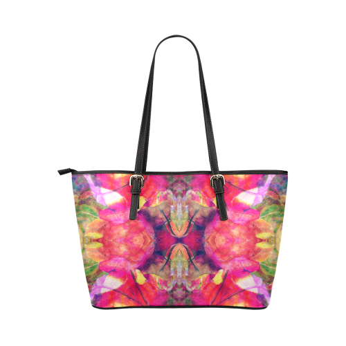 mandala Leather Tote Bag/Large (Model 1651)