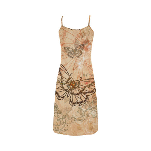 Wonderful butterflies Alcestis Slip Dress (Model D05)