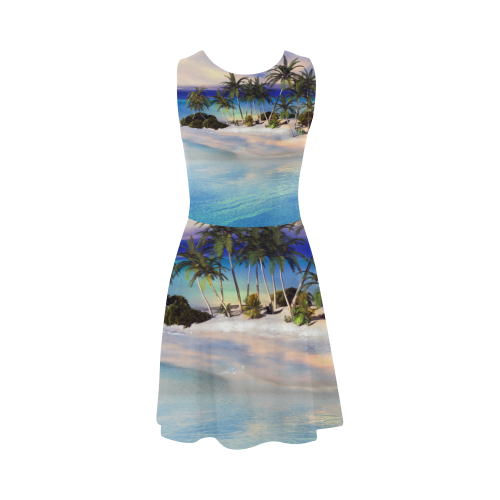 Wonderful view over the sea in the sunset Atalanta Sundress (Model D04)