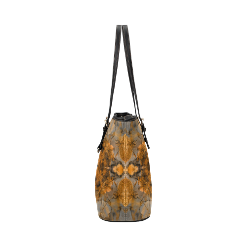mandala Leather Tote Bag/Large (Model 1651)