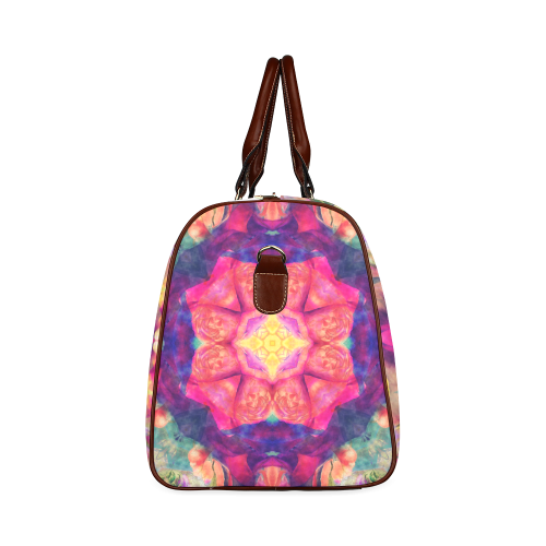 mandala Waterproof Travel Bag/Large (Model 1639)