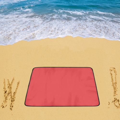 Poppy Red Beach Mat 78"x 60"