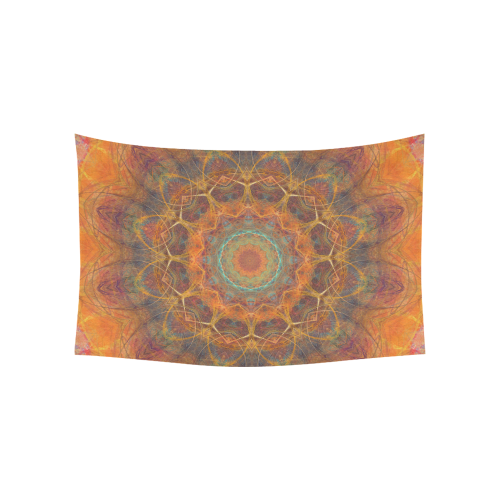 mandala Cotton Linen Wall Tapestry 60"x 40"