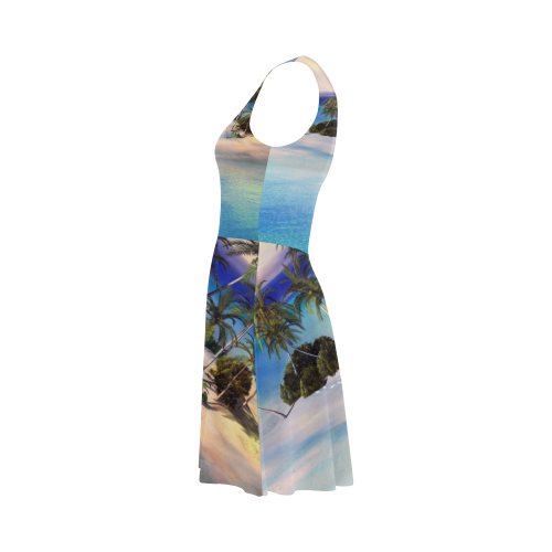 Wonderful view over the sea in the sunset Atalanta Sundress (Model D04)