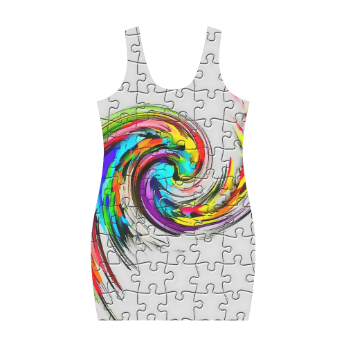 Puzzles Twister by Artdream Medea Vest Dress (Model D06)