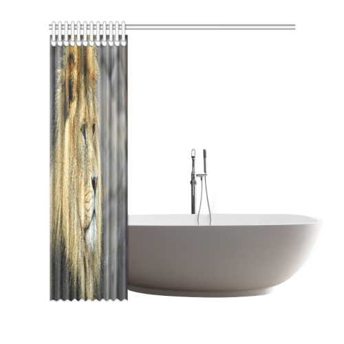 Majestic Lion Shower Curtain 72"x72"