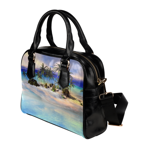 Wonderful view over the sea in the sunset Shoulder Handbag (Model 1634)