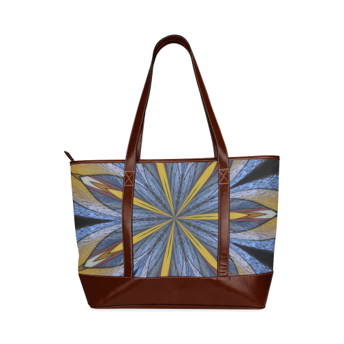 Stained Glass Kaleidoscope Mandala Abstract 4 Tote Handbag (Model 1642)