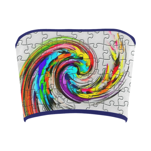 Puzzles Twister by Artdream Bandeau Top