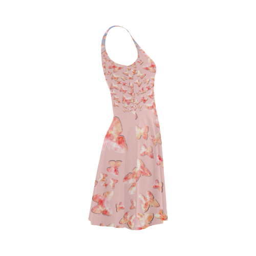 Pink Butterflies Atalanta Sundress (Model D04)