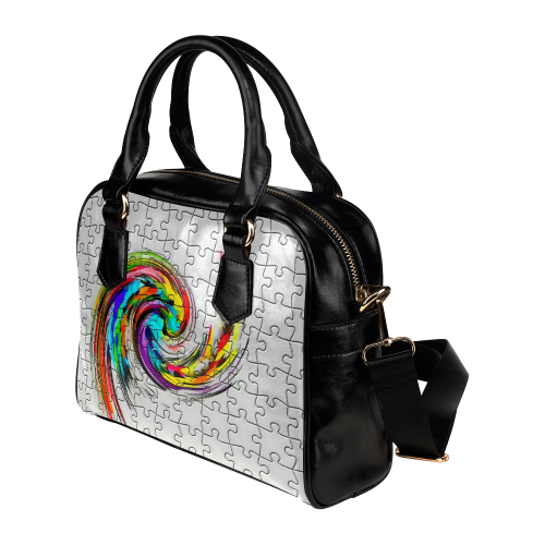 Puzzles Twister by Artdream Shoulder Handbag (Model 1634)