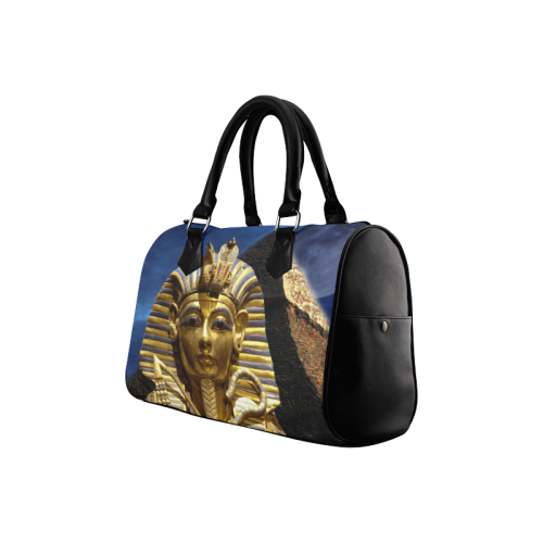 King Tut and Pyramid Boston Handbag (Model 1621)