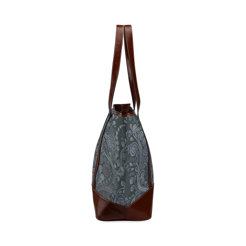 Soft Blue 3D Ornamental Tote Handbag (Model 1642)