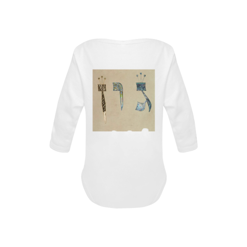 JOHN גון Baby Powder Organic Long Sleeve One Piece (Model T27)