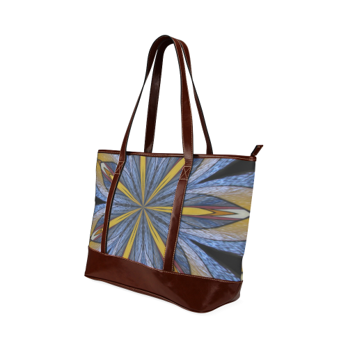 Stained Glass Kaleidoscope Mandala Abstract 4 Tote Handbag (Model 1642)