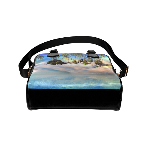 Wonderful view over the sea in the sunset Shoulder Handbag (Model 1634)