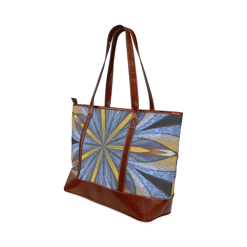 Stained Glass Kaleidoscope Mandala Abstract 4 Tote Handbag (Model 1642)