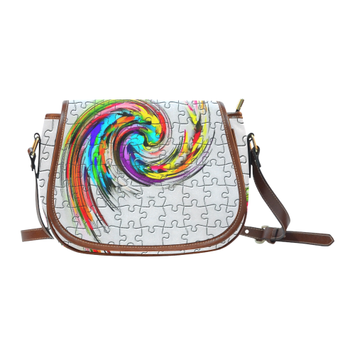 Puzzles Twister by Artdream Saddle Bag/Large (Model 1649)
