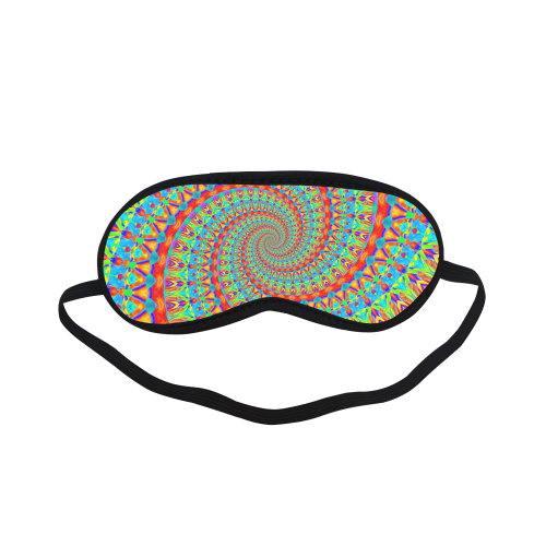 FLOWER POWER SPIRAL multicolored Sleeping Mask