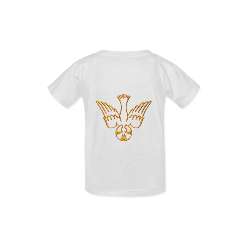 Christian Symbols Golden Holy Spirit Kid's  Classic T-shirt (Model T22)