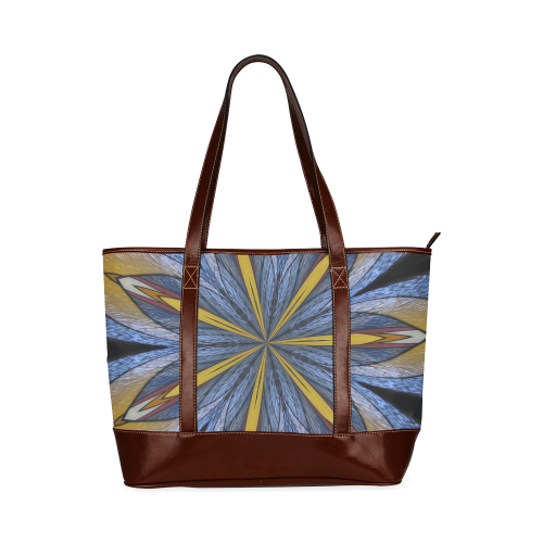 Stained Glass Kaleidoscope Mandala Abstract 4 Tote Handbag (Model 1642)