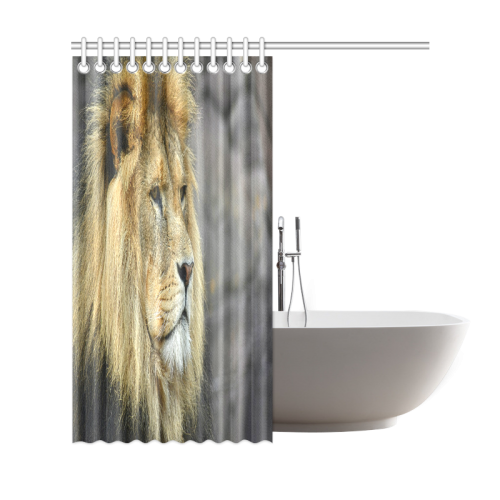Majestic Lion Shower Curtain 69"x72"