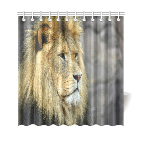 Majestic Lion Shower Curtain 69"x72"