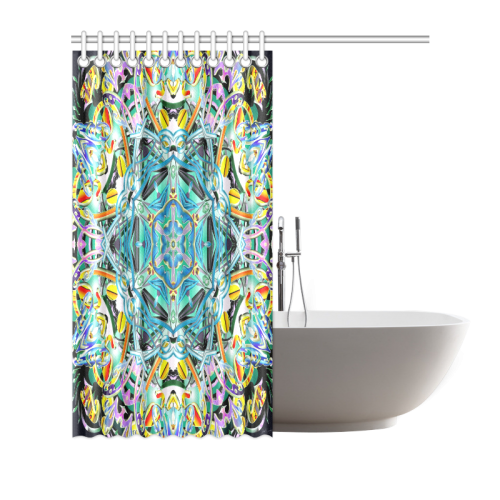 Order Within Chaos Shower Curtain 72"x72"