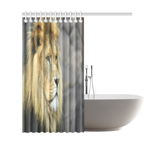 Majestic Lion Shower Curtain 69"x70"
