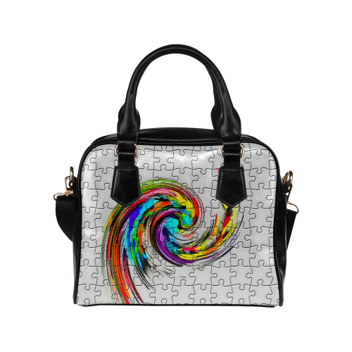 Puzzles Twister by Artdream Shoulder Handbag (Model 1634)