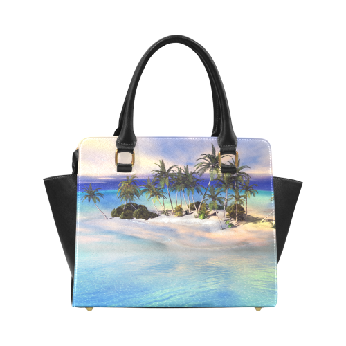 Wonderful view over the sea in the sunset Classic Shoulder Handbag (Model 1653)