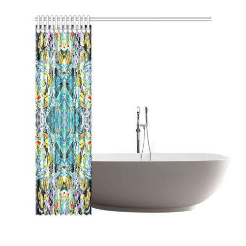 Order Within Chaos Shower Curtain 72"x72"