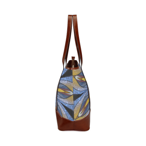 Stained Glass Kaleidoscope Mandala Abstract 4 Tote Handbag (Model 1642)