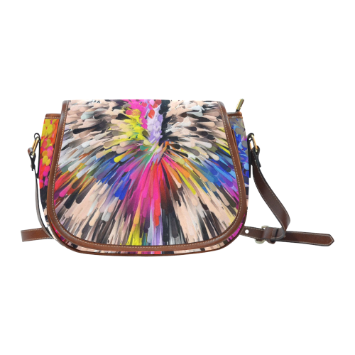 Art of Colors by ArtDream Saddle Bag/Small (Model 1649) Full Customization