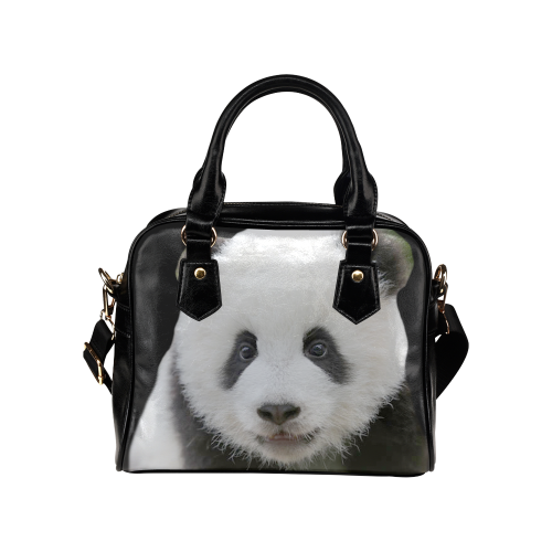 Panda Bear Shoulder Handbag (Model 1634)