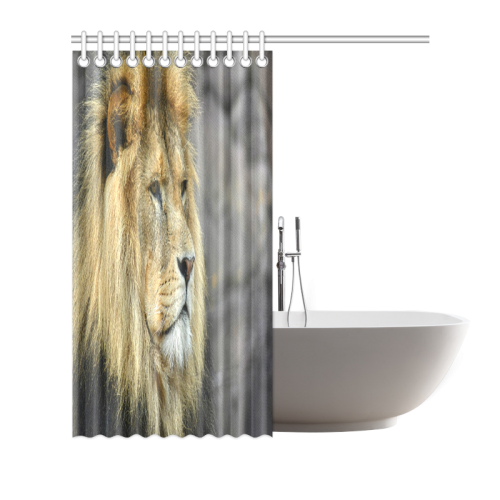 Majestic Lion Shower Curtain 66"x72"