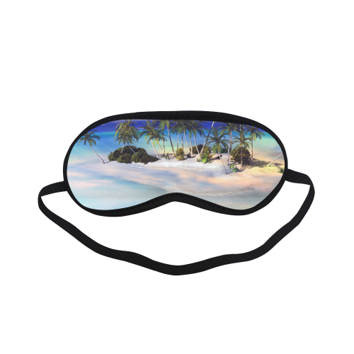 Wonderful view over the sea in the sunset Sleeping Mask