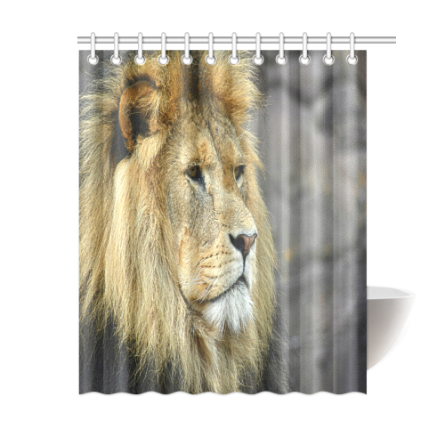 Majestic Lion Shower Curtain 60"x72"