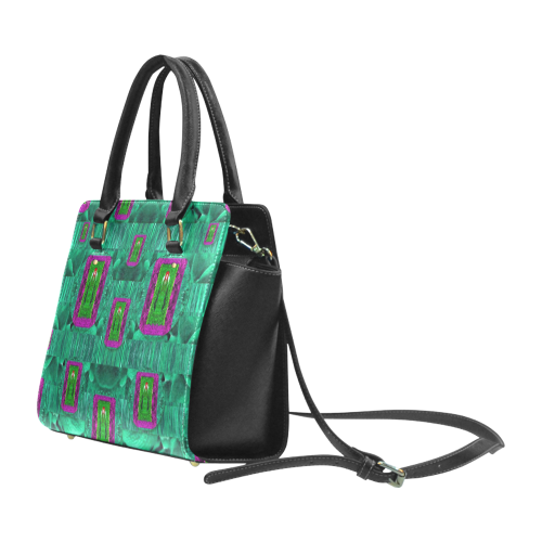 Peace Mermaid In The Green Sea Classic Shoulder Handbag (Model 1653)