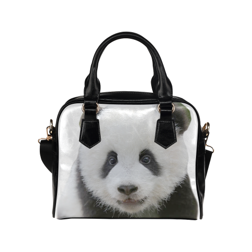 Panda Bear Shoulder Handbag (Model 1634)