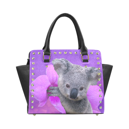Koala Rivet Shoulder Handbag (Model 1645)