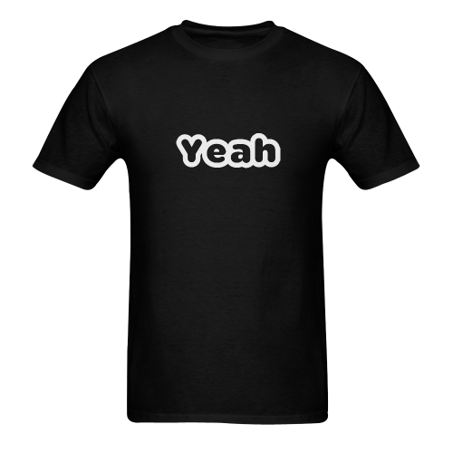 Veah by Artsdream Men's T-Shirt in USA Size (Two Sides Printing)