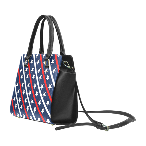 Patriotic Stripes And Stars Classic Shoulder Handbag (Model 1653)