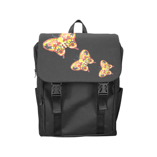 Dancing Butterflies Veggieart Vegan Casual Shoulders Backpack (Model 1623)