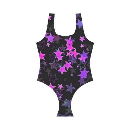 Stars20160710 Vest One Piece Swimsuit (Model S04)