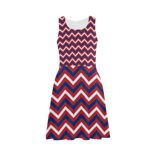 red white blue sundress