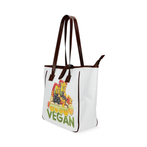 VEGAN FIT and have FUN Fruits Vegetables Classic Tote Bag (Model 1644)