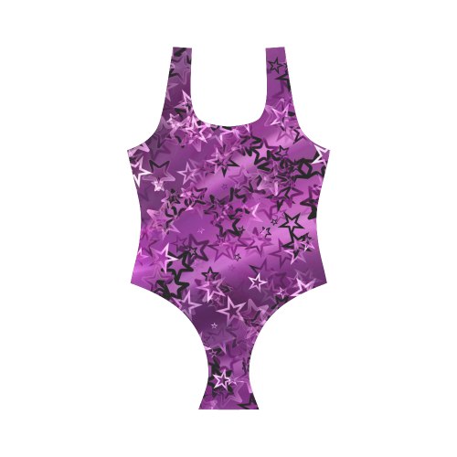 Stars20160723 Vest One Piece Swimsuit (Model S04)