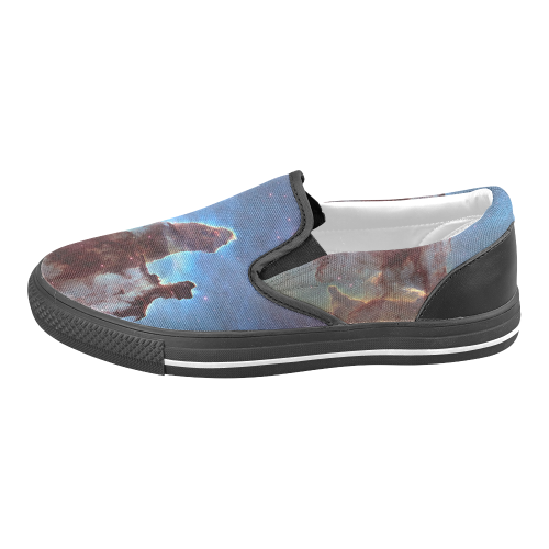 Pillars of Creation M16 Men's Slip-on Canvas Shoes (Model 019)