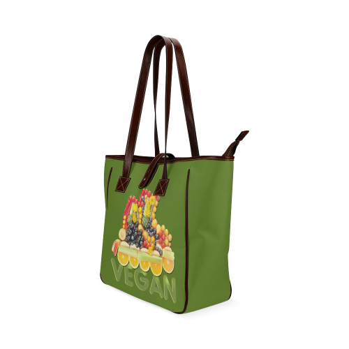 VEGAN FIT and have FUN Fruits Vegetables Classic Tote Bag (Model 1644)